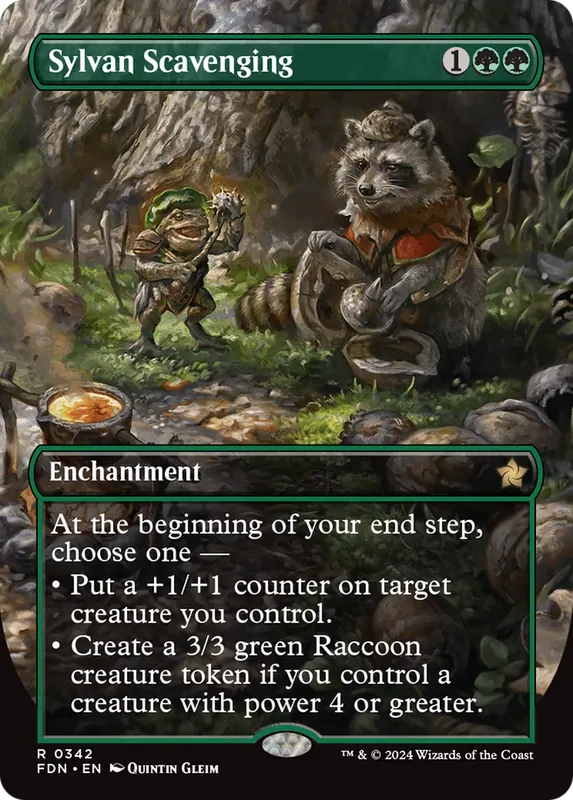 Sylvan Scavenging (Borderless) [Foundations]