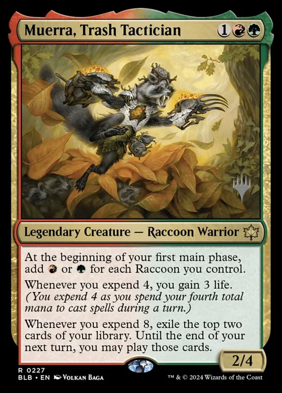 Muerra, Trash Tactician [Bloomburrow Promos]