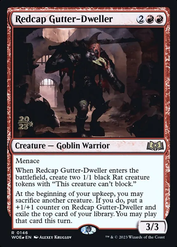 Redcap Gutter-Dweller [Wilds of Eldraine Promos]