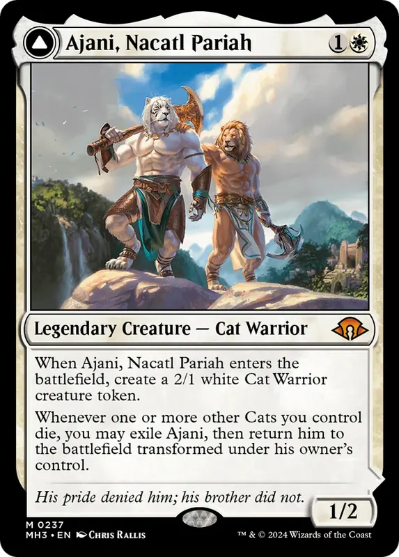 Ajani, Nacatl Pariah // Ajani, Nacatl Avenger - Español [Modern Horizons 3]