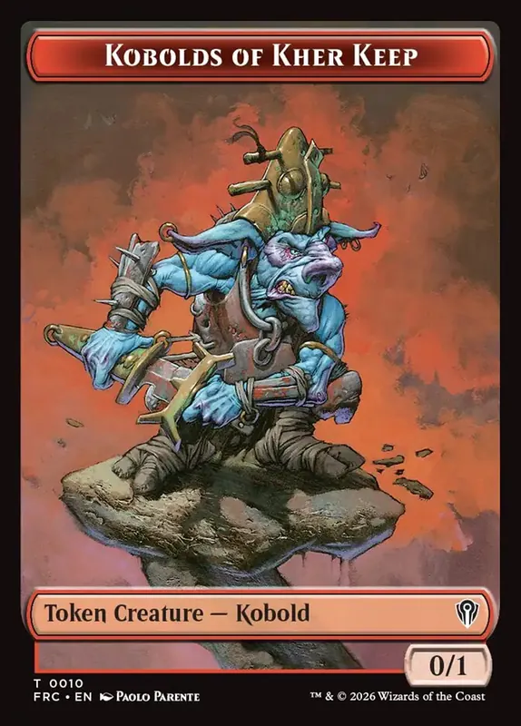 Kobolds of Kher Keep [Reality Fracture Commander Tokens]