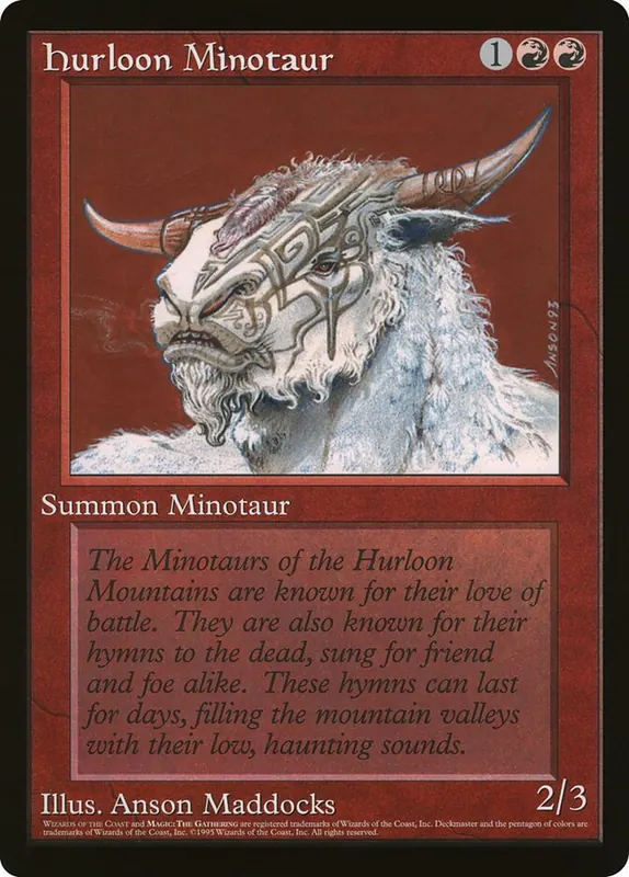Hurloon Minotaur [Oversized 90's Promos]
