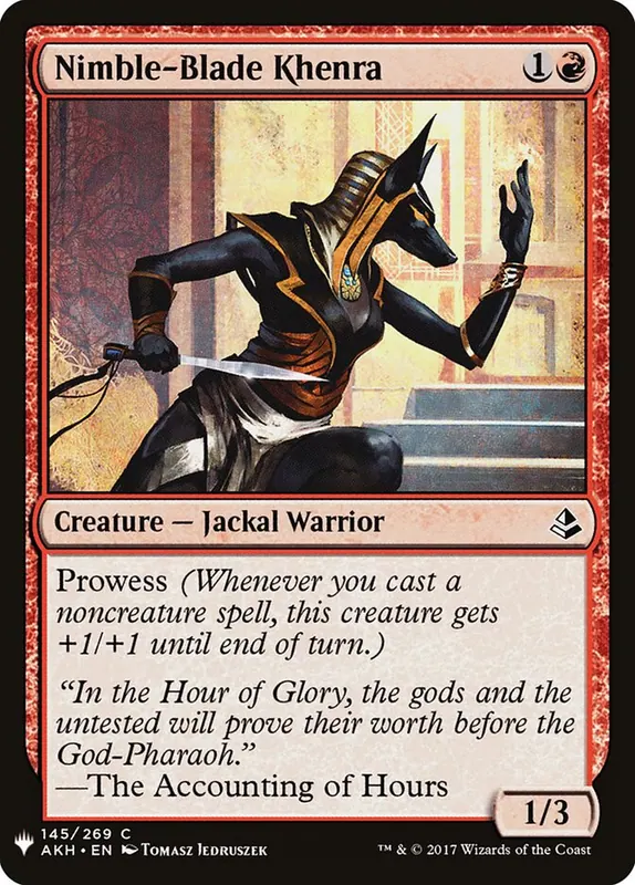 Nimble-Blade Khenra [The List]
