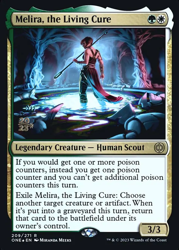 Melira, the Living Cure [Phyrexia: All Will Be One Promos]