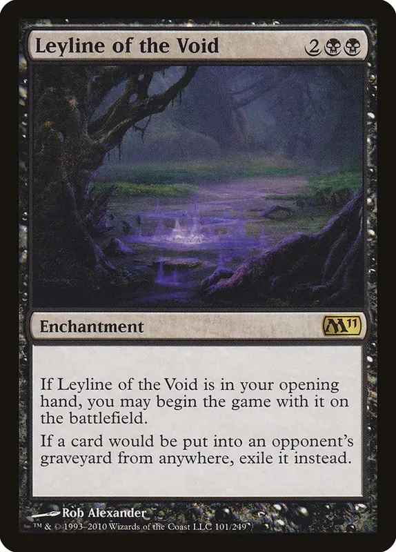 Leyline of the Void [Magic 2011]