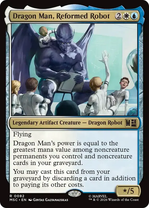 Dragon Man, Reformed Robot (Surge Foil) [Marvel Super Heroes Commander]