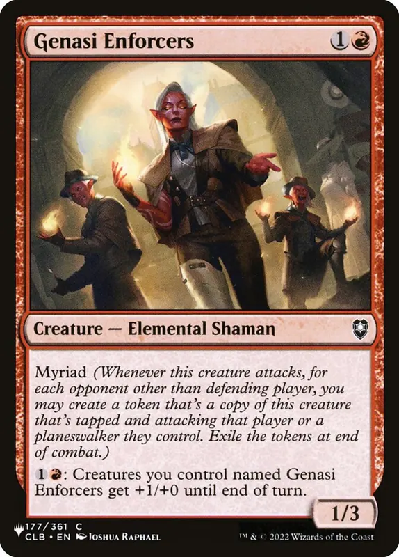 Genasi Enforcers [The List]