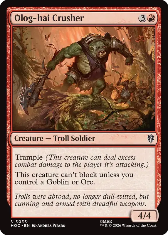 Olog-hai Crusher [The Hobbit: Eternal-Legal]