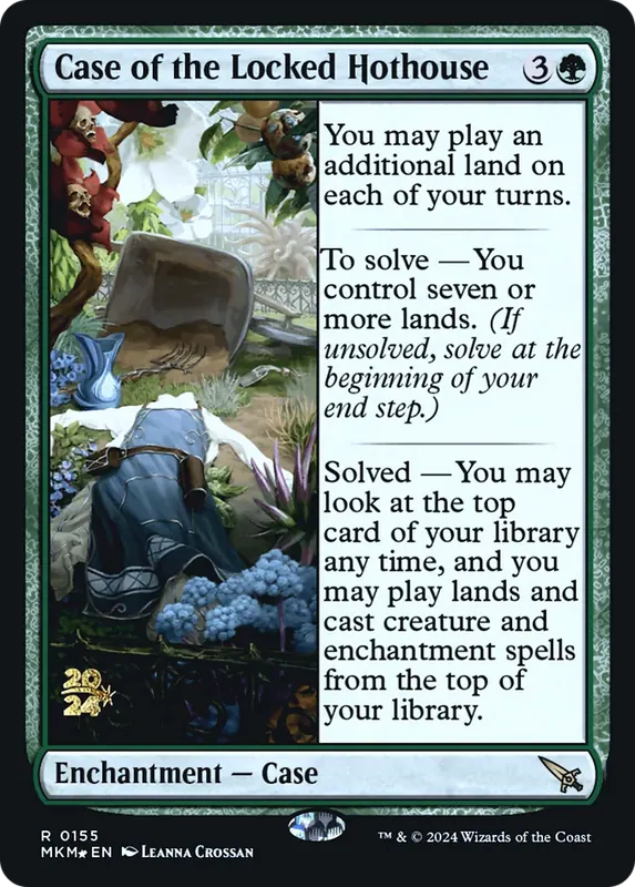 Case of the Locked Hothouse - Español [Murders at Karlov Manor Prerelease Promos]