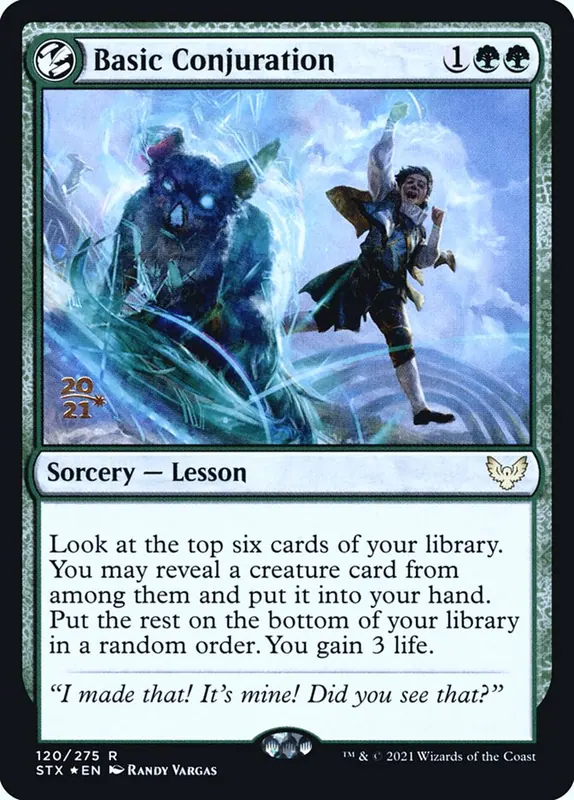 Basic Conjuration [Strixhaven: School of Mages Promos]