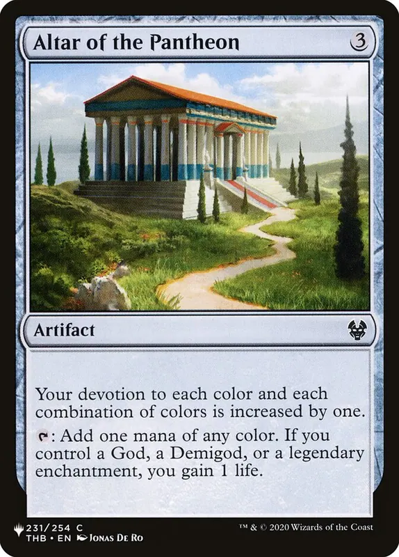 Altar of the Pantheon [The List]