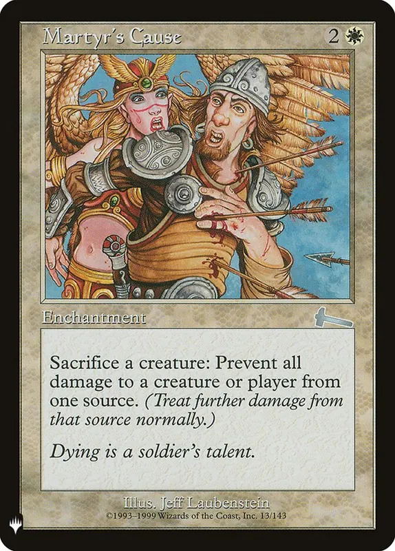 Martyr's Cause [The List]