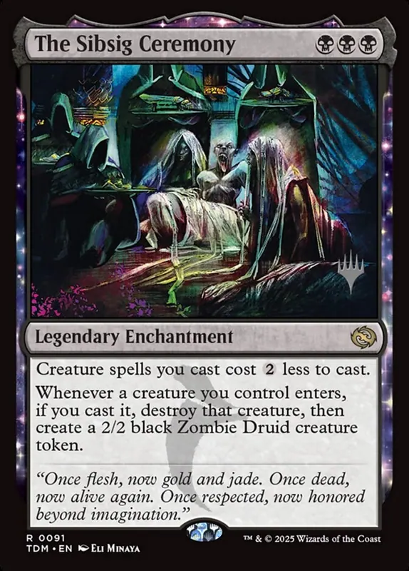 The Sibsig Ceremony [Tarkir: Dragonstorm Promos]