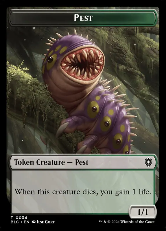 Pest [Bloomburrow Commander Tokens]