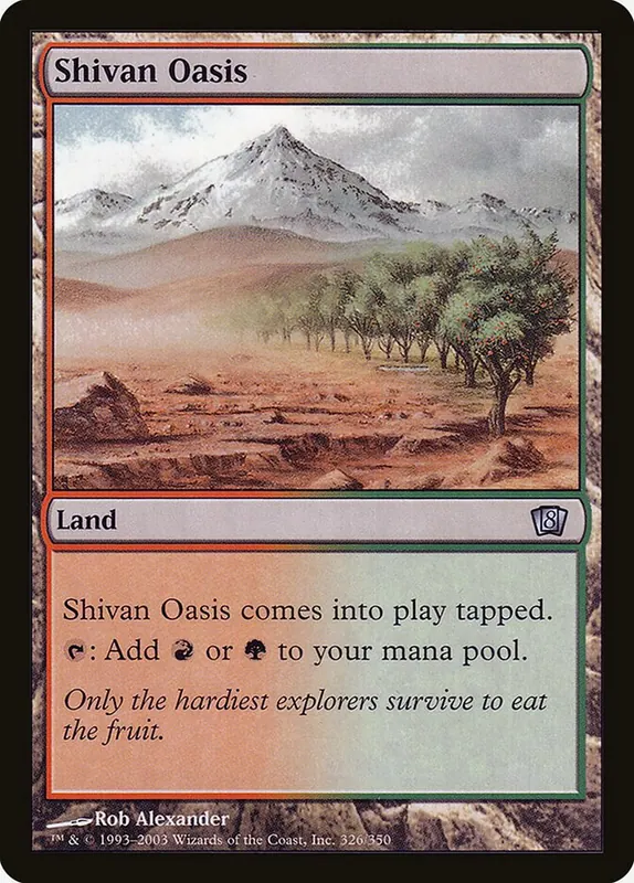 Shivan Oasis [Eighth Edition]