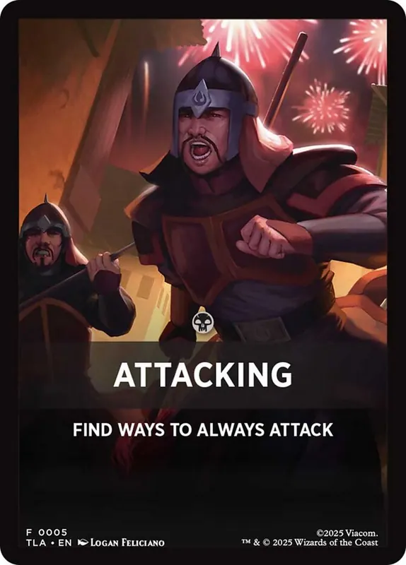 Attacking [Avatar: The Last Airbender Beginner Box Front Cards]