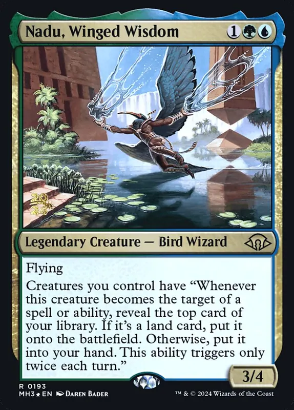 Nadu, Winged Wisdom [Modern Horizons 3 Promos]