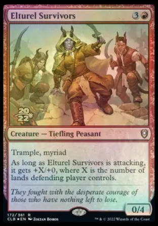 Elturel Survivors [Commander Legends: Battle for Baldur's Gate Prerelease Promos] - Español