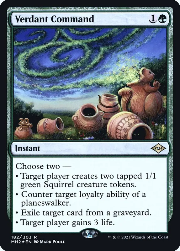 Verdant Command [Modern Horizons 2 Promos]