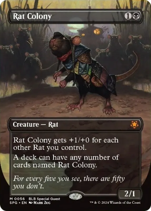 Rat Colony (Borderless) [Bloomburrow Special Guests] - Español