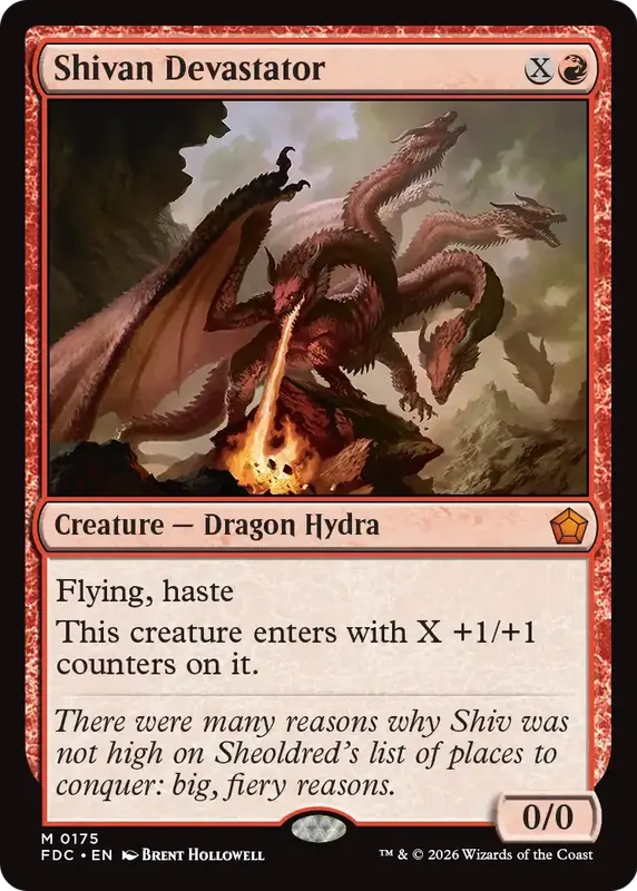Shivan Devastator [Foundations Commander]