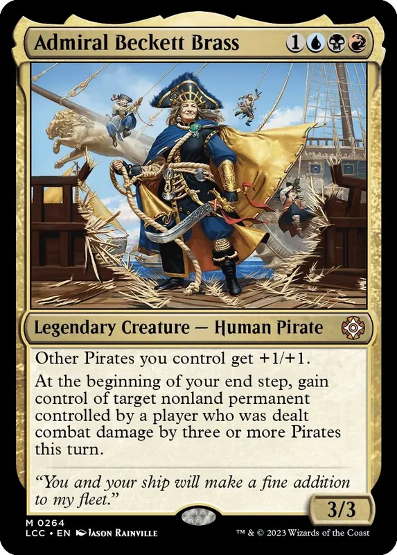 Admiral Beckett Brass [The Lost Caverns of Ixalan Commander]