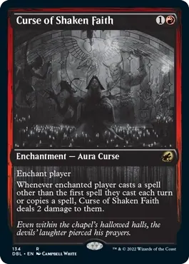 Curse of Shaken Faith [Innistrad: Double Feature]