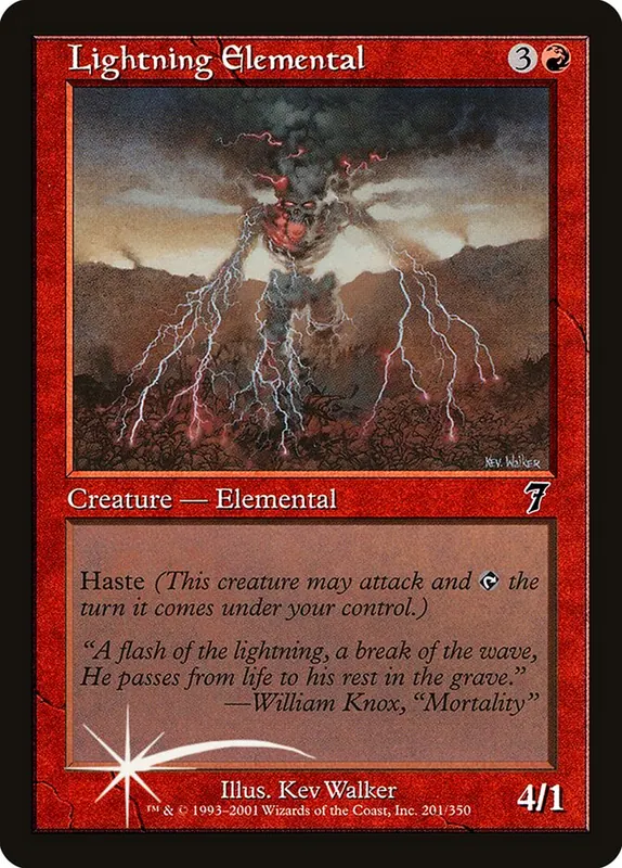 Lightning Elemental [Seventh Edition]