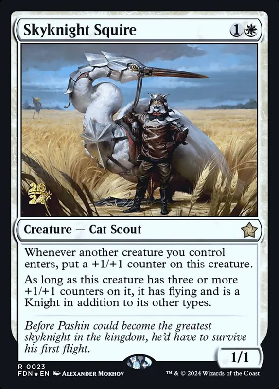 Skyknight Squire [Foundations Promos]