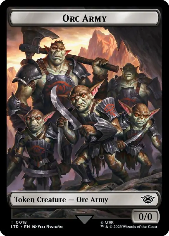 Orc Army [Tales of Middle-earth Tokens]