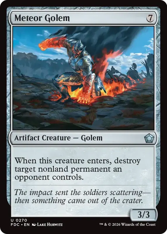 Meteor Golem [Foundations Commander]