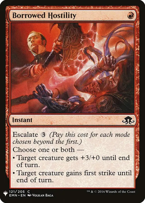 Borrowed Hostility [The List]