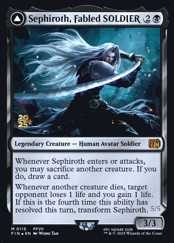 Sephiroth, Fabled SOLDIER // Sephiroth, One-Winged Angel [Final Fantasy Promos]