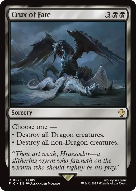 Crux of Fate (Surge Foil) [FINAL FANTASY Commander]
