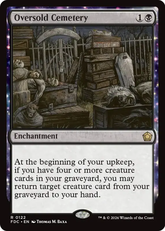 Oversold Cemetery [Foundations Commander]