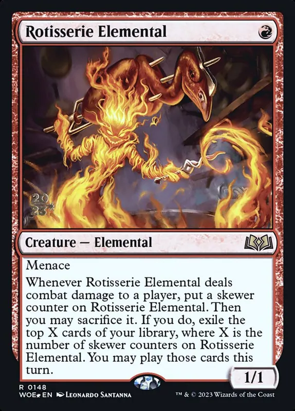 Rotisserie Elemental [Wilds of Eldraine Promos]