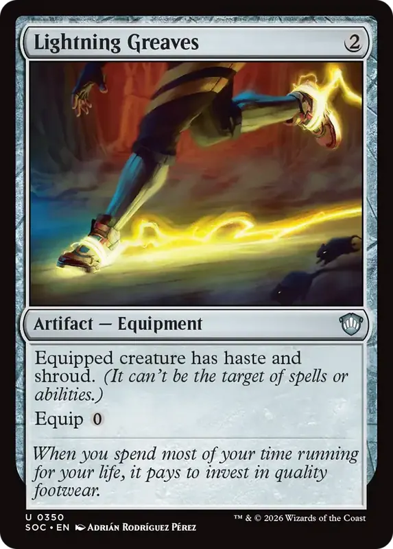 Lightning Greaves [Secrets of Strixhaven Commander]