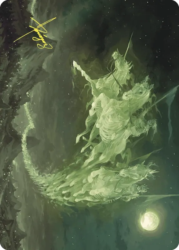 Moonshaker Cavalry Art Card (Gold-Stamped Signature) [Wilds of Eldraine Art Series]