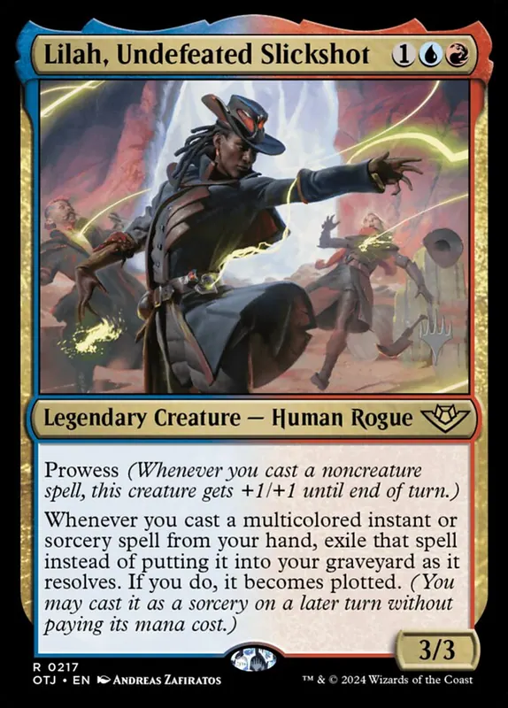 Lilah, Undefeated Slickshot [Outlaws of Thunder Junction Promos]