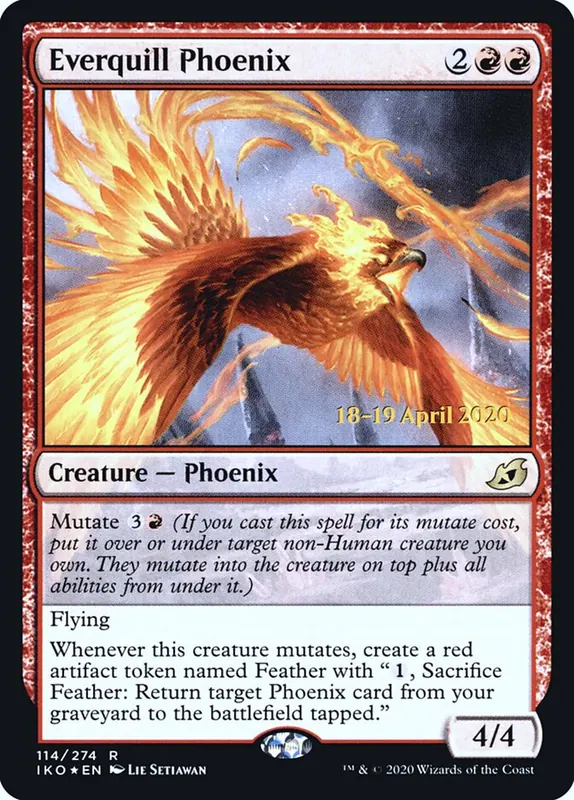Everquill Phoenix [Ikoria: Lair of Behemoths Promos]