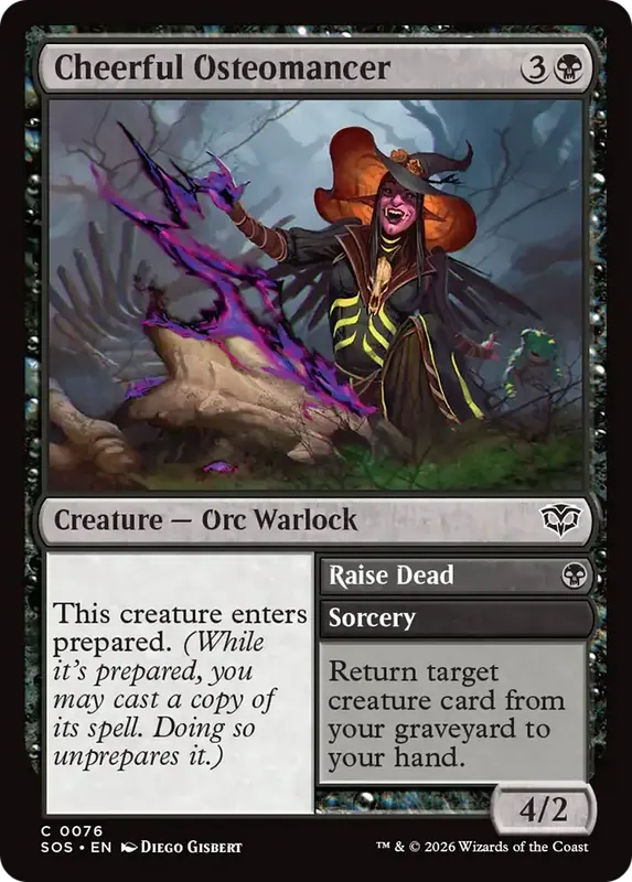 Cheerful Osteomancer [Secrets of Strixhaven]