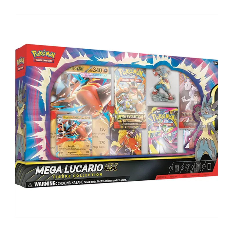 Pokémon - Mega Lucario ex Figure Collection - Ingles