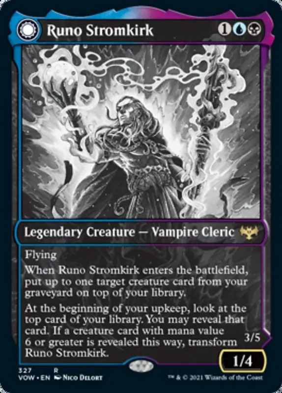 Runo Stromkirk // Krothuss, Lord of the Deep - Español (Showcase Eternal Night) [Innistrad: Crimson Vow]