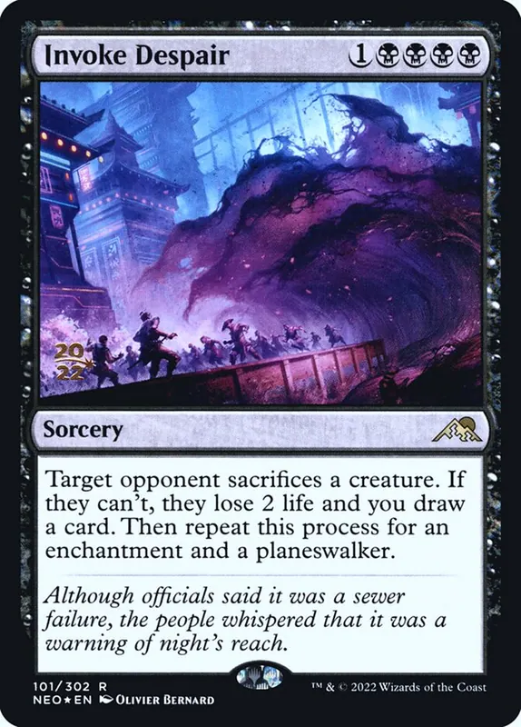 Invoke Despair [Kamigawa: Neon Dynasty Promos]