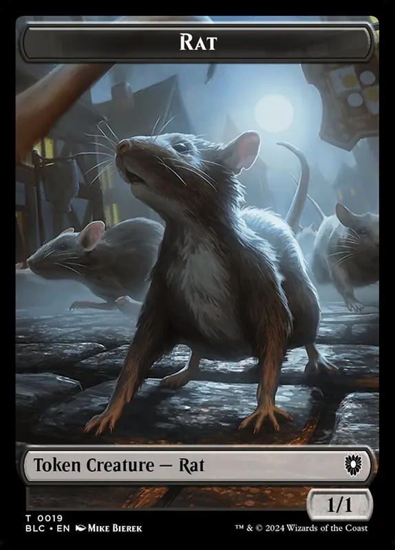 Rat [Bloomburrow Commander Tokens]