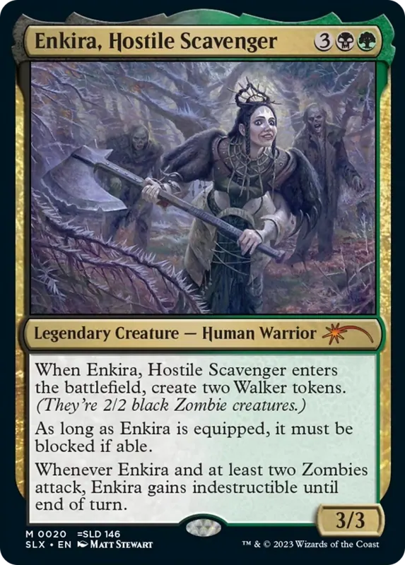 Enkira, Hostile Scavenger [Secret Lair: Universes Within]