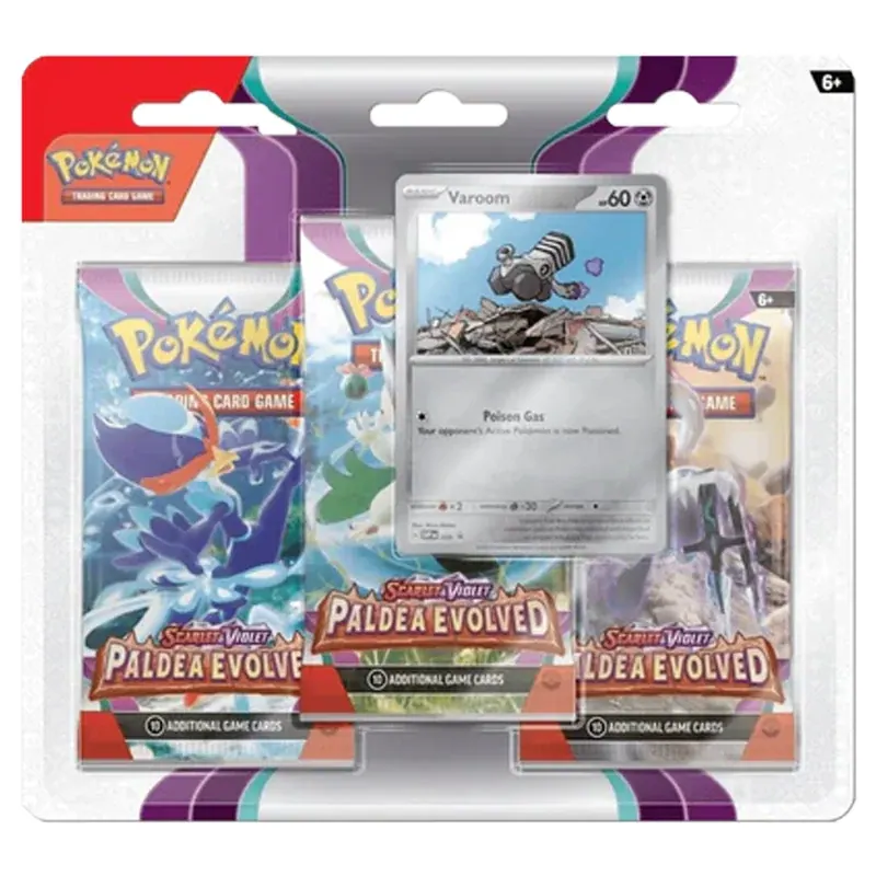 Pokémon Blister Pack Paldea Evolved Varoom - Ingles & Español