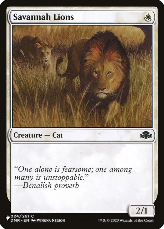 Savannah Lions [The List]