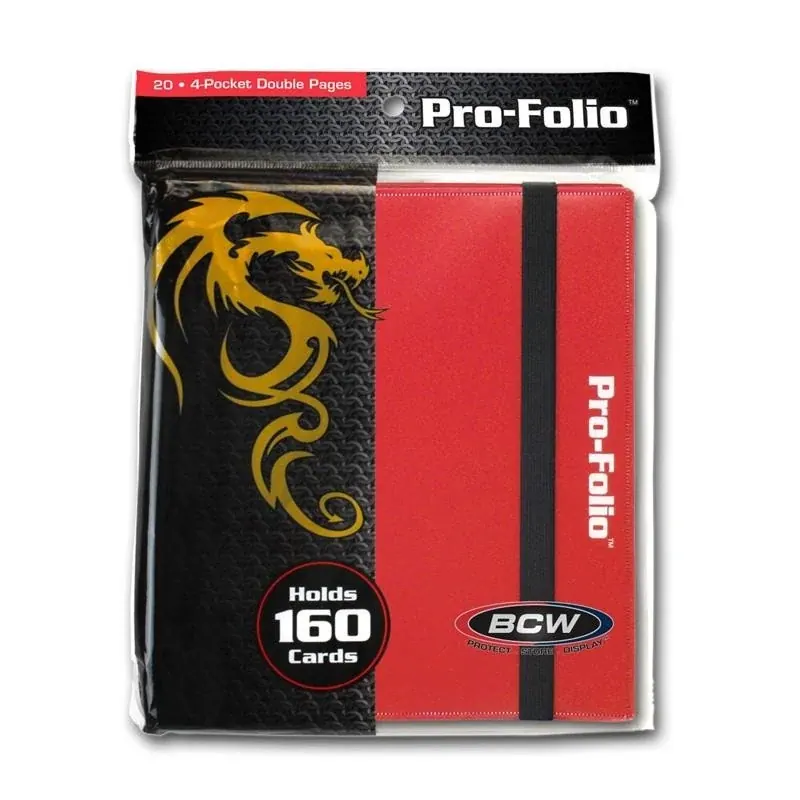 BCW GAMING PRO-FOLIO 4-POCKET RED