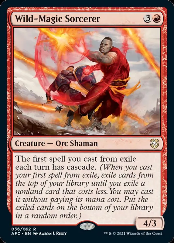 Wild-Magic Sorcerer [Dungeons & Dragons: Adventures in the Forgotten Realms Commander] - Español